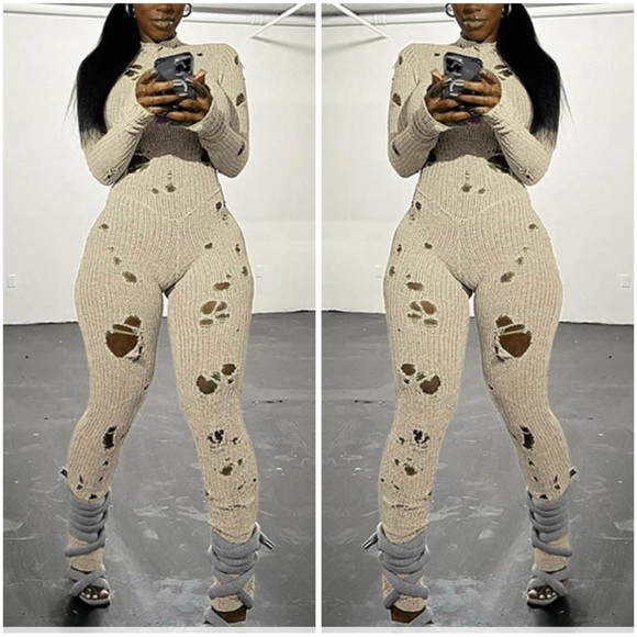 Beige Jumpsuit - Picture 1 of 1